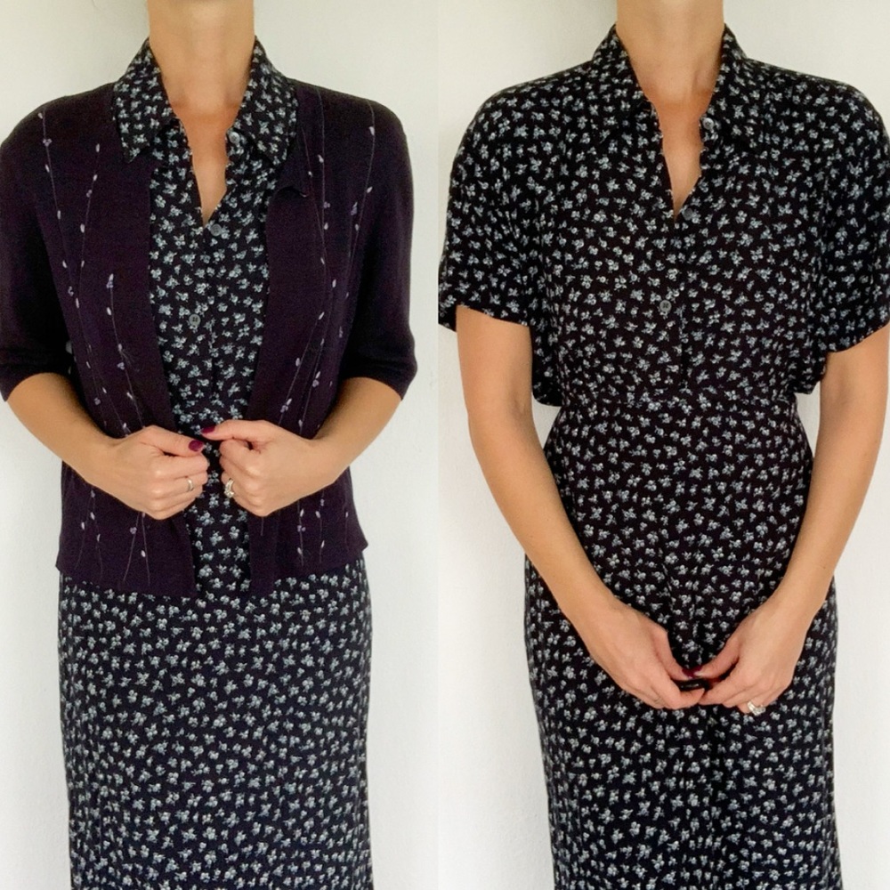 Vintage Josephine Chaus three piece matching skirt set size 10